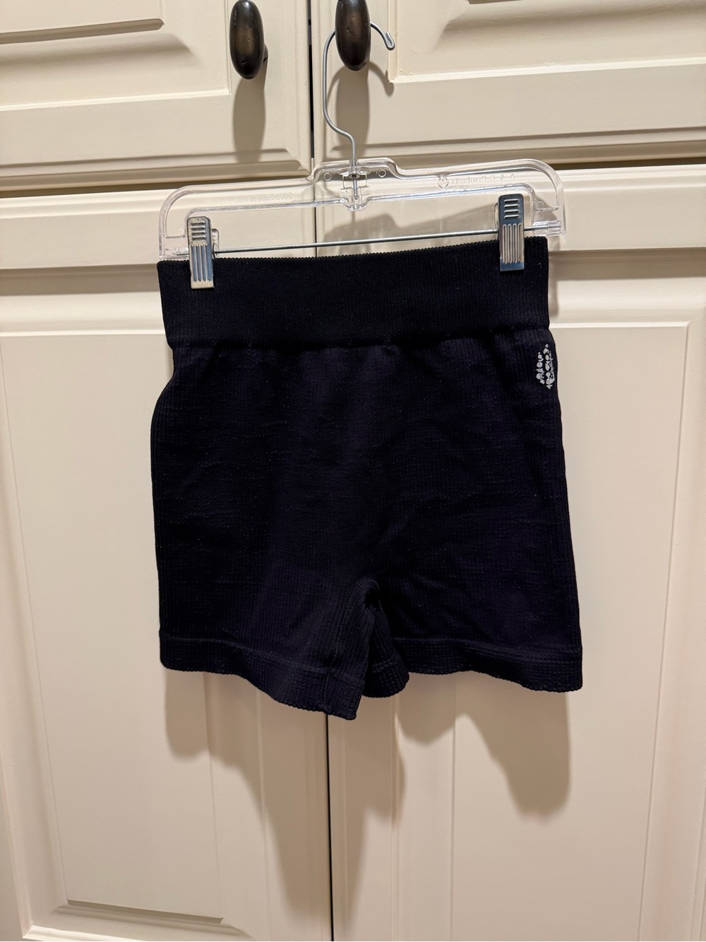 Free People Black Knit Shorts